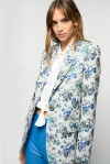 Blazer in broccato floreale - 3