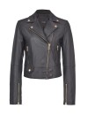 Giacca biker in nappa - 1