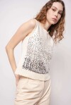 Top in maglia full paillettes - 3