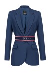 Blazer con cintura sporty - 1