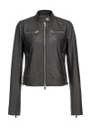 Giacca biker in nappa soft - 1