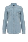 Camicia in denim twill leggero - 1