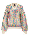 Pullover maglia multicolor - 1