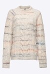 Pullover in mohair stampato - 1