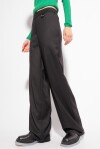 Pantaloni wide lag con vita elasticizzata - 3