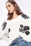 Pullover stampa fiore grafico - 4