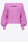 Pullover costa inglese con spalle scoperte - 3