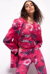 Blazer stampa hibiscus - 3