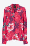 Camicia stampa hibiscus - 1