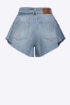 Shorts butterfly in denim bleach - 2