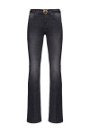 Jeans flare-fit in denim black stretch - 1