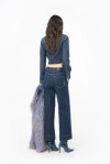 Jeans flared con cintura - 2