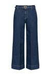 Jeans flared con cintura - 1