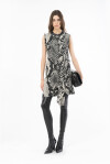 Mini dress snake jacquard - 4