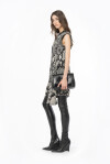 Mini dress snake jacquard - 3