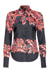 Camicia con stampa tropicale - 1