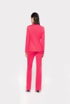 Pantaloni flare-fit a punto stoffa - 2