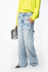 Jeans slouchy con strappi - 3