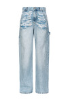 Jeans slouchy con strappi - 1