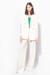 Blazer con revers in raso - 4