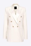 Blazer con revers in raso - 1