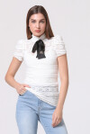 T-shirt in pizzo - 1