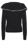 V-neck sweater with 100% cashmere decoration - 2