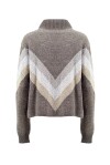 High neck pullover in lurex - 2