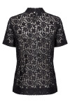 Floral lace T-shirt - 2