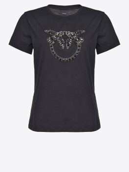 T-shirt ricamo Love Birds