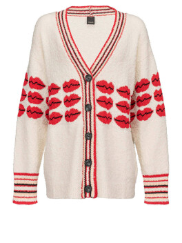 Cardigan Pinko Kiss in cotone eco