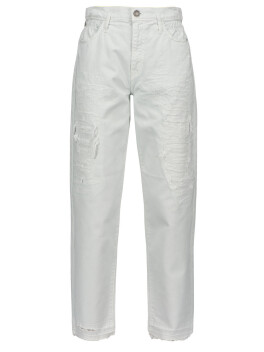 Pantaloni mom-fit con strappi