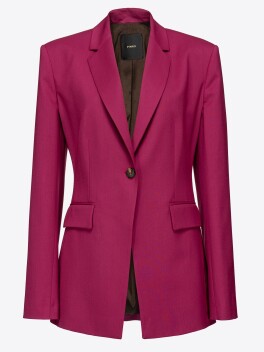 Blazer in lana tecnica