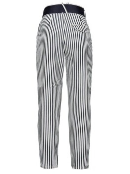 Pantaloni cigarette-fit a righe