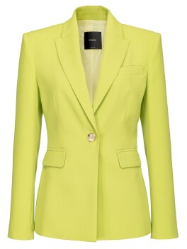 Blazer in tessuto crêpe stretch