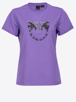 T-shirt ricamo Love Birds