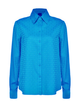 Geometric jacquard shirt