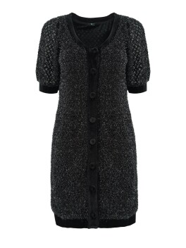 Lurex knit dress